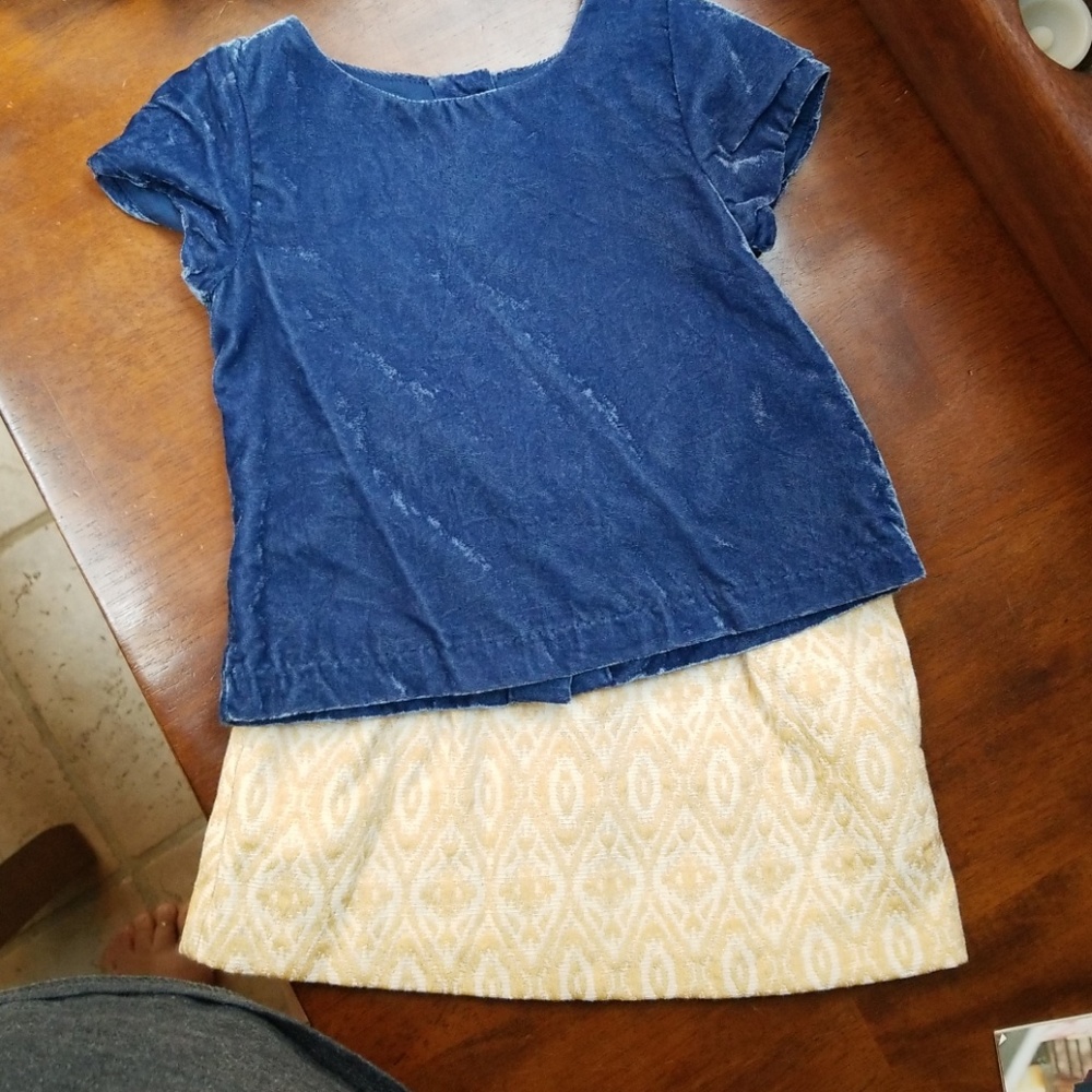 Toddler Dress Top and Skirt